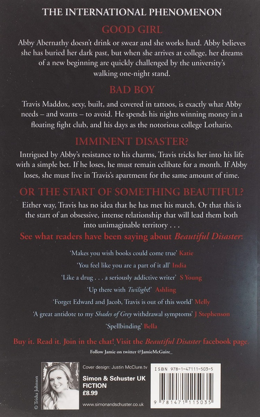 Паперова книга «Beautiful Disaster», автор Джеймі Макгвайр - фото №1
