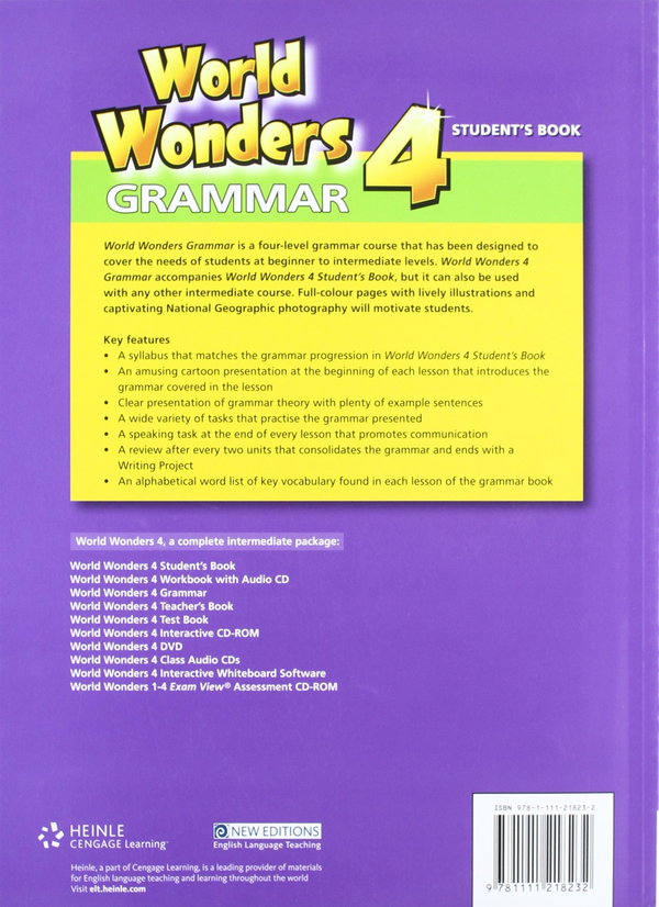 Паперова книга «National Geographic Emea World Wonders. Grammar Student Book 4», автор Олександра Грін - фото №1