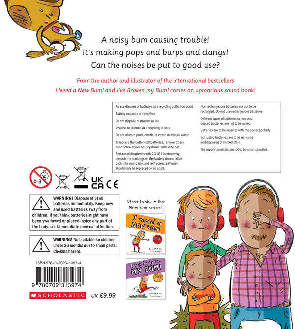 Бумажная книга «My Bum is SO NOISY!», автор Доун Макмиллан - фото №1