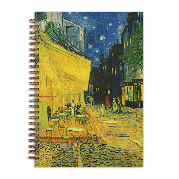 Бумажная книга «Van Gogh Terrace at Night 7 x 10" Wire-O Journal» - фото №1