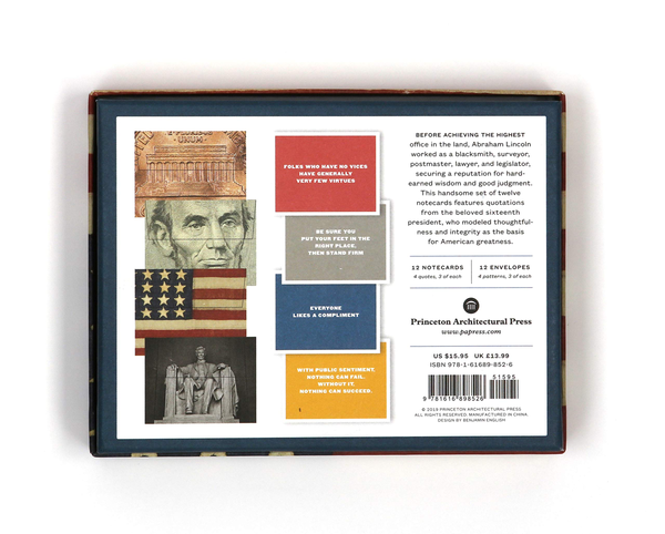 Бумажная книга «Abraham Lincoln Notecards» - фото №1