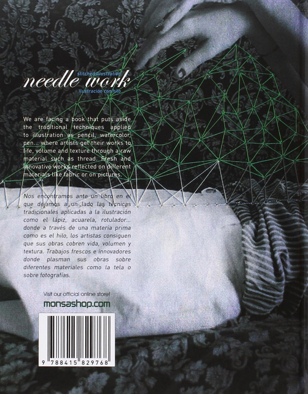 Паперова книга «Needle work. Stitched Illustration», автор Кароліна Амелл - фото №1
