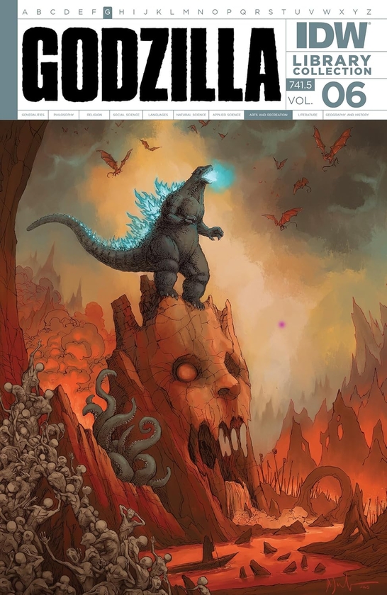 Бумажная книга «Godzilla Library Collection, Vol. 6», авторов Каллен Банн, Джошуа Хейл - фото №1