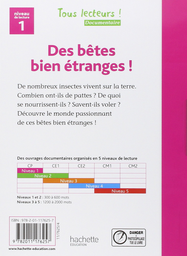 Бумажная книга «Tous Lecteurs!: Droles De Petites Betes», автор Denise Ryan - фото №1