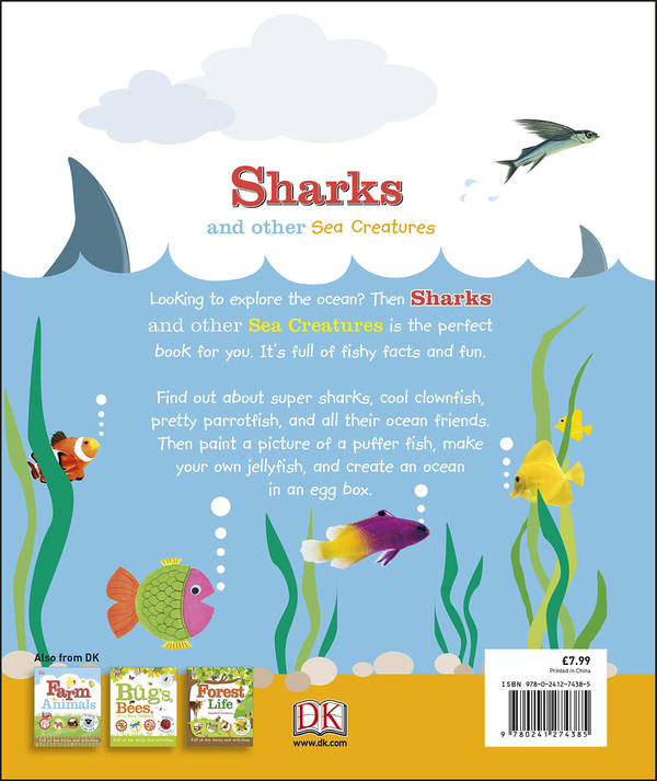 Бумажная книга «Sharks and Other Sea Creatures. Full of Fun Facts and Activities» - фото №1