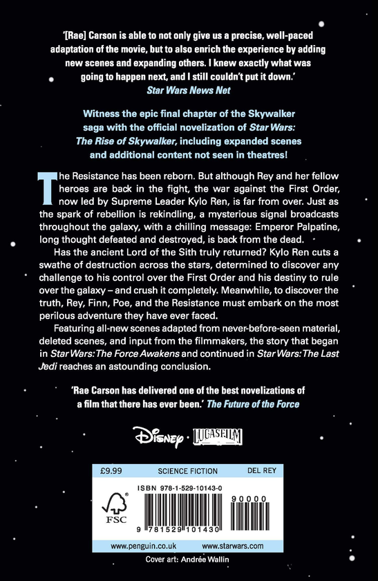 Бумажная книга «Star Wars. Rise of Skywalker (Expanded Edition)», автор Рэй Карсон - фото №1