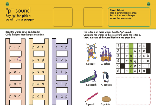 Бумажная книга «10 Minutes A Day Phonics Ages 3-5 Key Stage 1», автор Кэрол Вордерман - фото №1