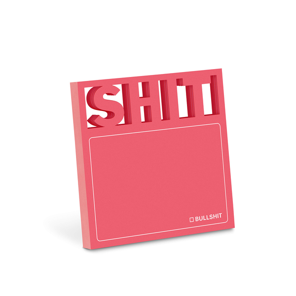 Бумажная книга «Shit Diecut Sticky Notes» - фото №1