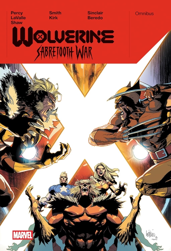 Паперова книга «Wolverine: Sabretooth War Omnibus», авторів Бенджамін Персі, Віктор Лаваль - фото №1