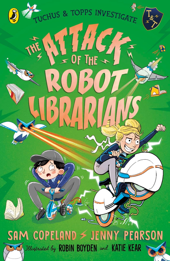 Бумажная книга «The Attack of the Robot Librarians», авторов Сэм Коупленд, Дженни Пирсон - фото №1