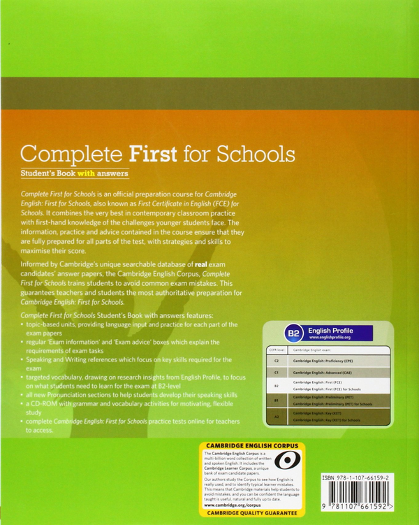 [object Object] «Complete First for Schools Students Book with answers (+ CD-ROM)», авторов Гай Брук-Харт, Хелен Тилойни - фото №2 - миниатюра