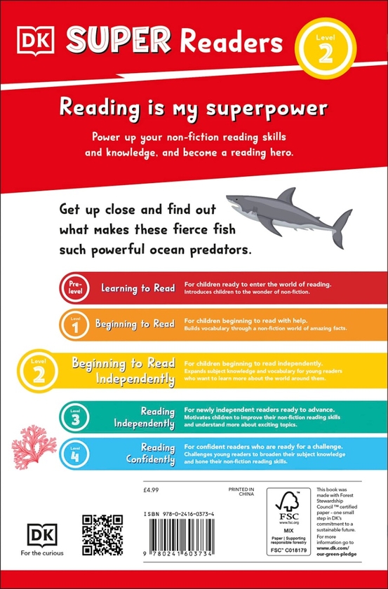 Паперова книга «Great White Shark. Level 2» - фото №1