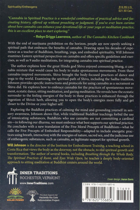 Бумажная книга « Cannabis in Spiritual Practice: The Ecstasy of Shiva, the Calm of Buddha», автор Уилл Джонсон - фото №1
