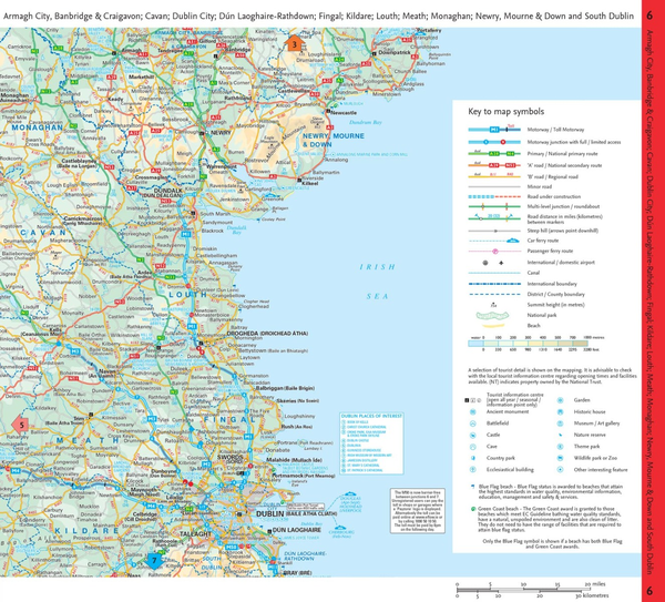 Бумажная книга «Map of Ireland Handy. Ideal for Route Planning» - фото №1