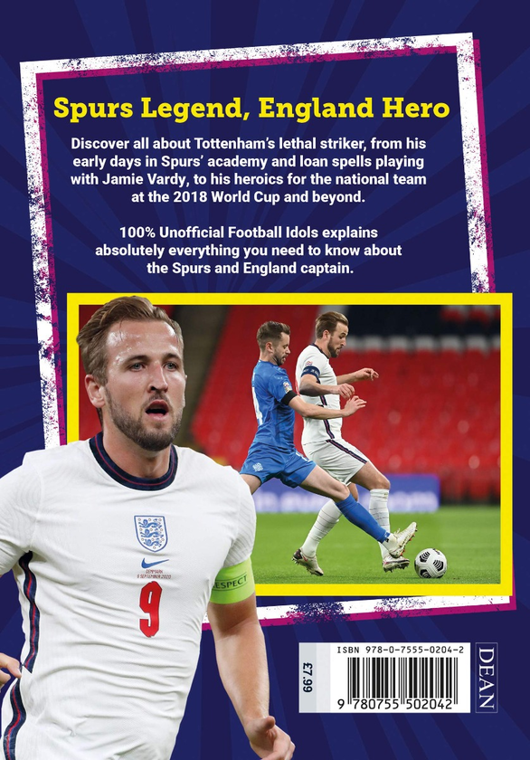 Паперова книга «100% Unofficial Football Idols. Kane», автор Кевін Петтман - фото №1