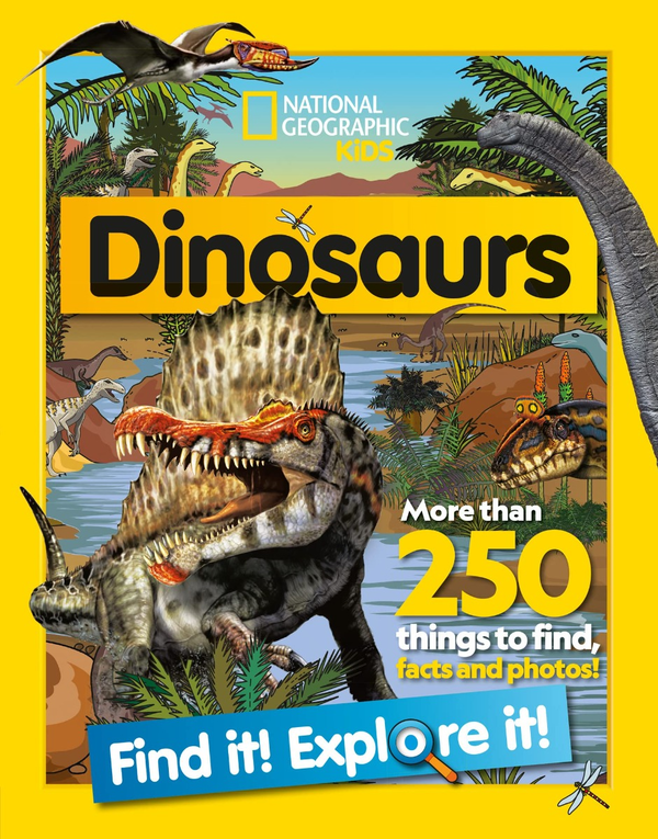 Бумажная книга «Dinosaurs Find it! Explore it! » - фото №1