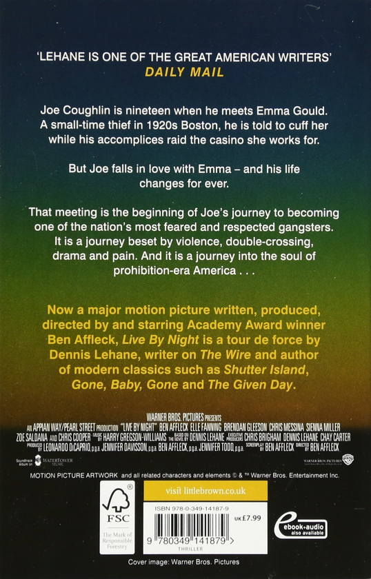 Бумажная книга «Live by Night», автор Деннис Лихейн - фото №1