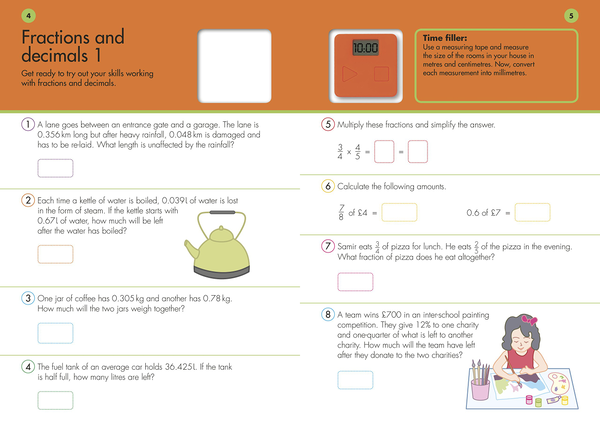 [object Object] «10 Minutes a Day Problem Solving Ages 9-11 Key Stage 2», автор Кэрол Вордерман - фото №6 - миниатюра