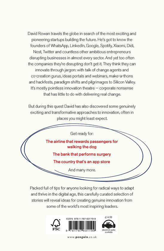 Бумажная книга «Non-Bullshit Innovation: Radical Ideas from the World’s Smartest Minds», автор Дэвид Роуэн - фото №1