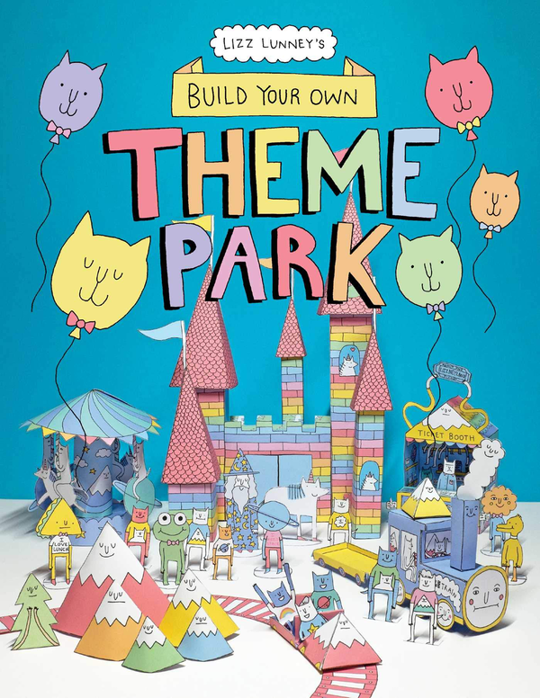 Бумажная книга «Build Your Own Theme Park: A Paper Cut-Out Book», автор Лиз Ланни - фото №1