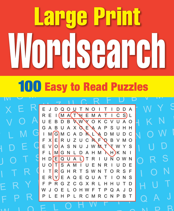 Бумажная книга «Large Print Wordsearch», автор Эрик Сондерс - фото №1