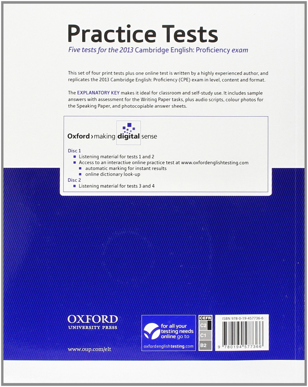 Бумажная книга «Cambridge English. Professional Practice Test (+ Explanatory Key and Audio CDs Pack)», автор Марк Харрисон - фото №1