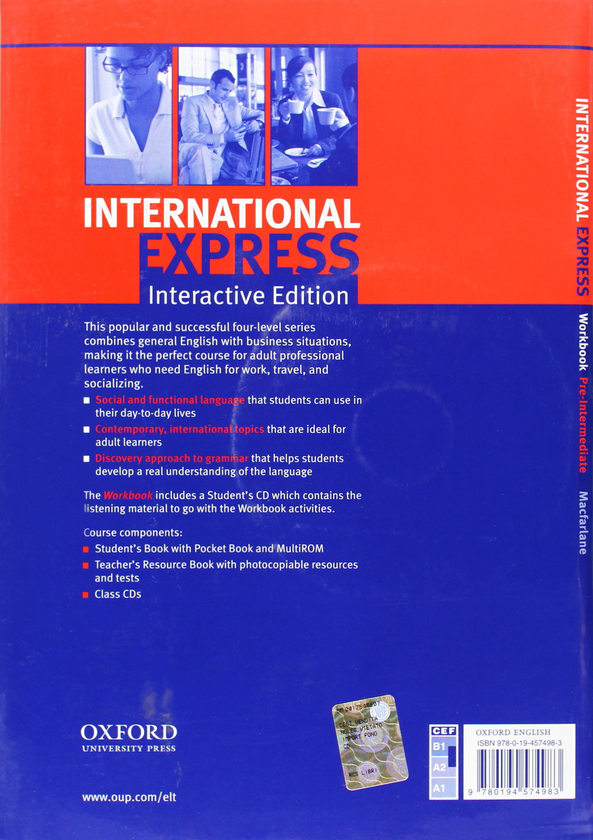 Бумажная книга «International Express: Pre-Intermediate: Workbook (+CD)», автор Майк Макфарлейн - фото №1
