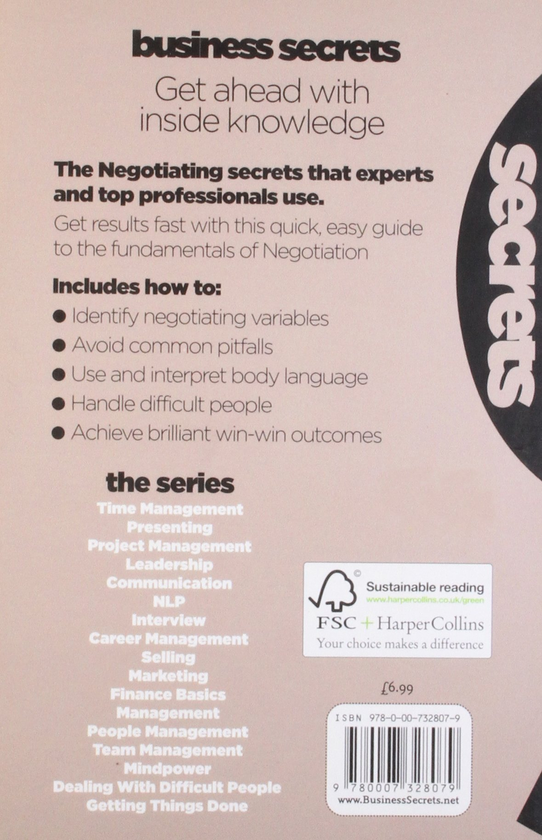 Паперова книга «Negotiating », автор Девід Браун - фото №1