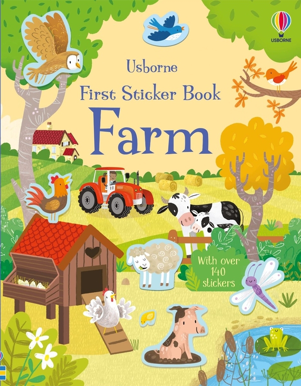 Паперова книга «First Sticker Book Farm», автор Крісті Пікерсгілл - фото №1
