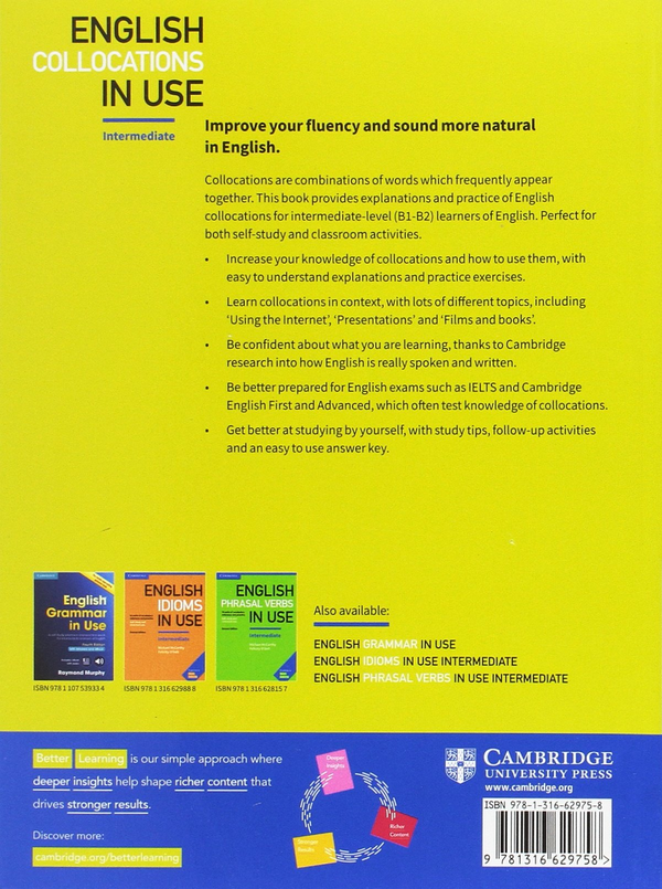 [object Object] «English Collocations in Use Intermediate», авторів Майкл Маккарті, Фелісіті О'Делл - фото №2 - мініатюра