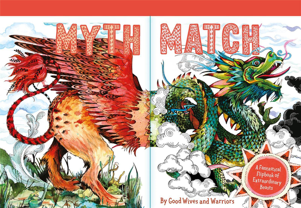 Бумажная книга «Myth Match. A Fantastical Flipbook of Extraordinary Beasts» - фото №1