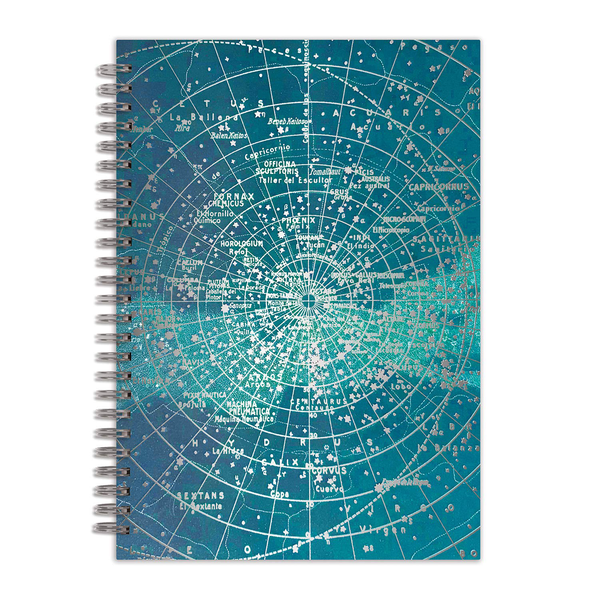 Бумажная книга «Constellation Grid 7 x 10" Wire-O Journal» - фото №1