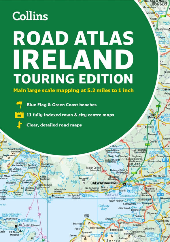 Паперова книга «Road Atlas Ireland. Touring Edition» - фото №1