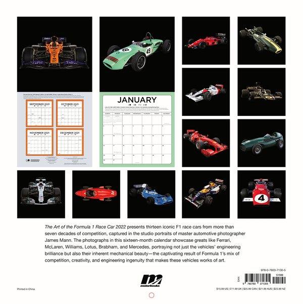 Бумажная книга «The Art of the Formula 1 Race Car 2022», автор Джеймс Манн - фото №1