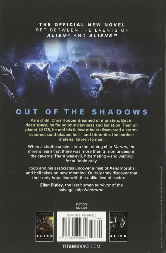 Бумажная книга «Alien. Out of the Shadows. Book 1», автор Тим Леббон - фото №1