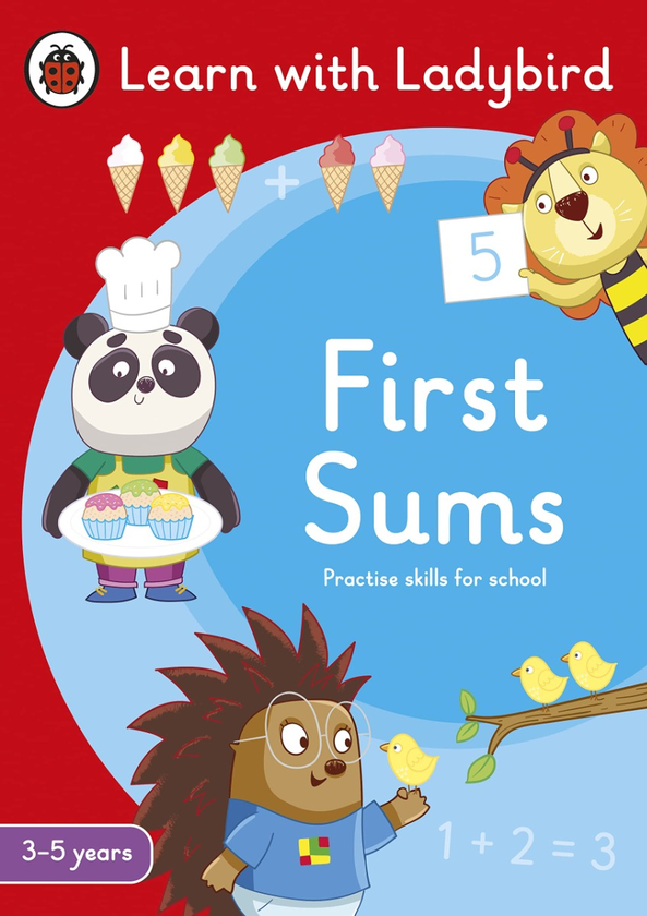 [object Object] «First Sums. A Learn with Ladybird Activity Book 3-5 years» - фото №1