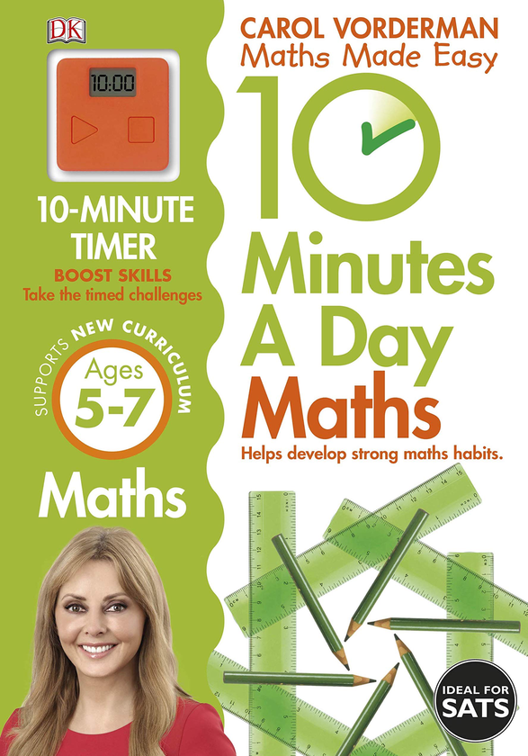 [object Object] «10 Minutes a Day Maths Ages 5-7 Key Stage 1», автор Кэрол Вордерман - фото №1