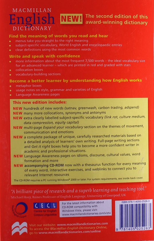 Бумажная книга «MacMillan English Dictionary for Advanced Learners», автор Майкл Ранделл - фото №1