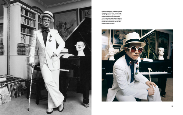 Паперова книга «Elton John by Terry O'Neill», автор Террі О'Ніл - фото №1