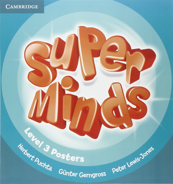 Бумажная книга «Super Minds 3. Posters 10 pcs», авторов Гюнтер Гернгросс, Питер Льюис-Джонс, Герберт Пухта - фото №1