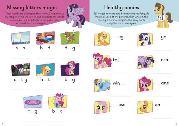 Бумажная книга «My Little Pony. Wipe-Clean First Spellings» - фото №1