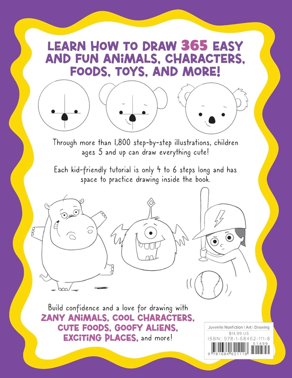 Бумажная книга «How to Draw Everything Cute for Kids», автор Кристофер Харт - фото №1