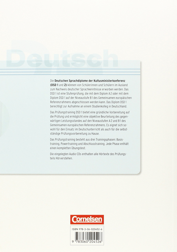 Паперова книга «Prufungstraining Daf: Deutsches Sprachdiplom Stufe 1 » - фото №1