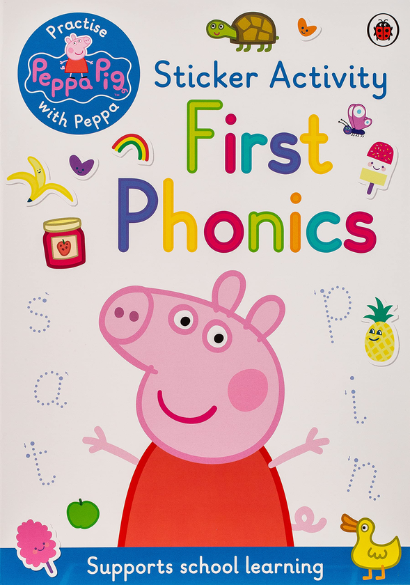[object Object] «Peppa Pig. Practise with Peppa. First Phonics. Sticker Activity Book» - фото №1