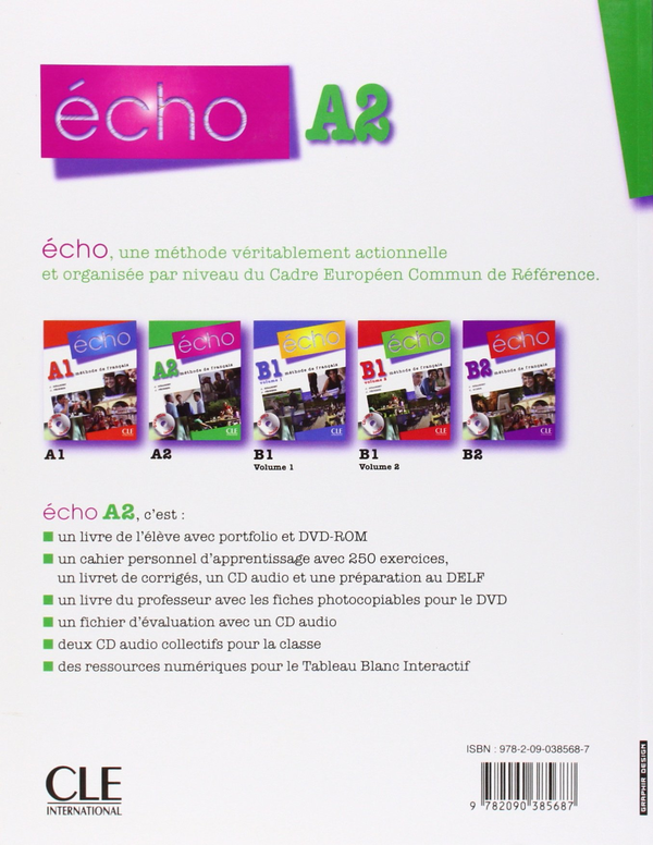 Бумажная книга «Echo (Nouvelle Version). Cahier Personnel D'Apprentissage», автор Джеки Жирарде - фото №1