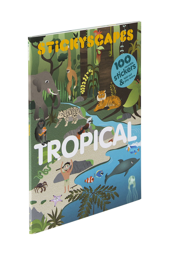 Бумажная книга «Stickyscapes Tropical Adventures» - фото №1
