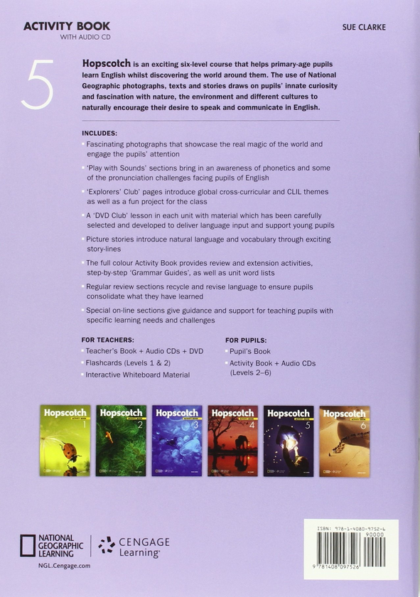 [object Object] «Hopscotch 5. Activity Book with Audio CD» - фото №2 - мініатюра