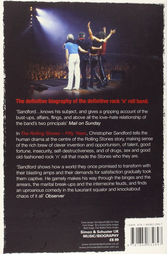 Паперова книга «The Rolling Stones. Fifty Years», автор Крістофер Сендфорд - фото №1