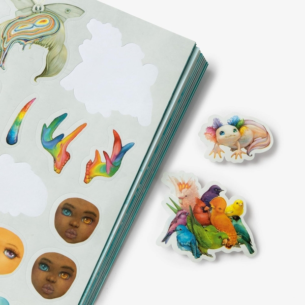 Бумажная книга «Pop Manga Stickerology: A Surreal Safari of 250+ Cute and Quirky Stickers», автор Камилла д'Эррико - фото №1
