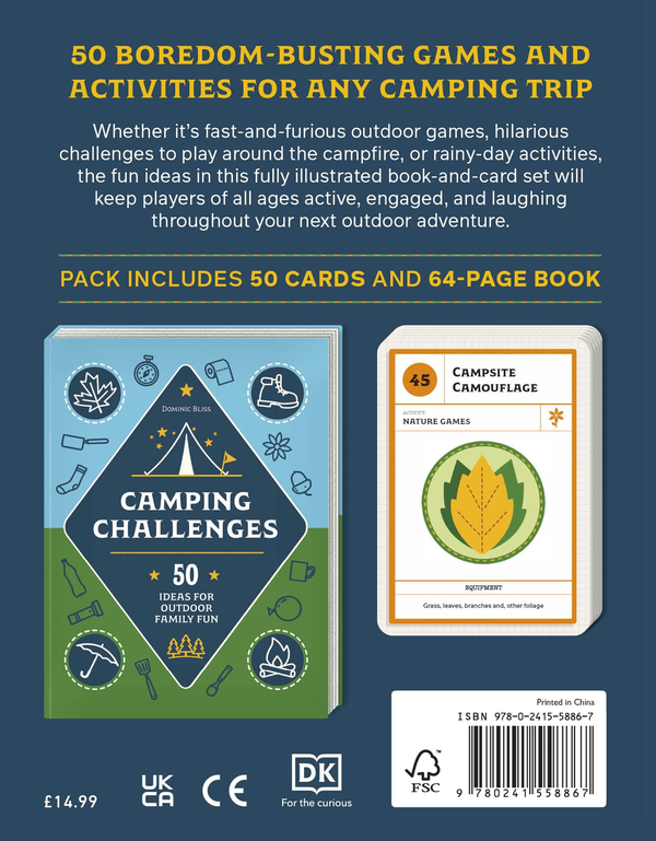 Паперова книга «Camping Challenges», автор Домінік Блісс - фото №1